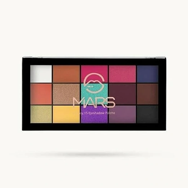 MARS Fantasy 15 Eyeshadow Palette | Highly Pigmented & Easy to Blend | Matte and Shimmer Shades  - 22.5g, 3