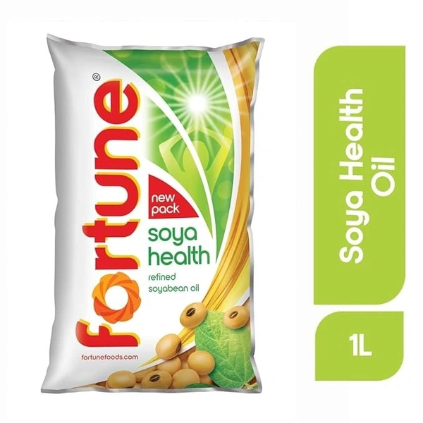 Fortune Refined Soybean Oil, 750gm Pouch - 750ML