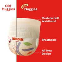 Huggies Complete Comfort Wonder Pants | Pant Style Baby Diapers Large Size, 64 Count | India's Fastest Absorbing Diaper, Prevents Diaper Rash, Ideal for...