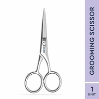 GUBB Grooming Scissor Small for Men & Women | Multipurpose Scissor Ideal for Men for Moustache, Beard, Ear and Nose Hair Trimming | Suitable for Women for Eyelashes and Eyebrow Trimming - SS