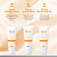 VLCC Anti Blemish Facial Kit - 60g | Brightening Facial Kit for Dry, Sensitive and Oily Skin Types | Fight Blemishes and Dullness | Protects and Nourishes Skin. 8906008458466