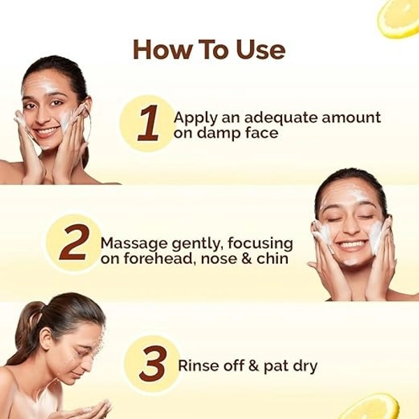 Mamaearth Vitamin C Face Wash with Vitamin C and Turmeric for Skin Illumination - 100 ml | Brightens skin | Evens skin Tone | Makes skin Glow - 100ML