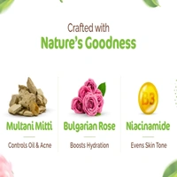 Mamaearth Multani Mitti Face Wash with Multani Mitti & Bulgarian Rose For Oil Control & Acne | Suits All Skin Types | Hydrating & Gentle 
