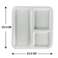 Plastic Pav Bhaji Thali Packet