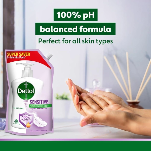 Dettol Sensitive Liquid Hand Wash Refill - 675 ml 