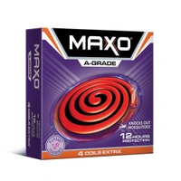 Maxo Mosquito Repellent Coil 12 Hour Red Regular, 10 Count