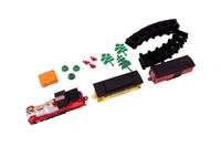 Train World Toy Train with Flash Lights and Music - 17 Piece Set - Multi-color