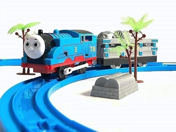 Thomas Battery-Operated Express Toy Train Set for Kids | DIY Railway Tracks | Adventure Train with Lights, Sound, Over-Bridge, Tunnel Cave | Ideal Gift | Fun & Learning. - ‎12 x 10 x 12 cm, Multi-color