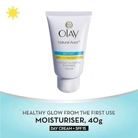 Olay Cream Natural Aura Vitamin B3, Pro B5, E With Uv Protection,20Gm - 20g