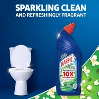 Harpic 1 Litre - Jasmine, Disinfectant Toilet Cleaner Liquid | Suitable for Toilet Bowls | Refreshingly Fragrant - 1 litre