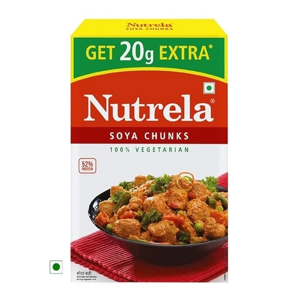 NUTRELA SOYA - Chunks, 200 Grams Pack