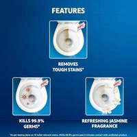 Harpic 1 Litre - Jasmine, Disinfectant Toilet Cleaner Liquid | Suitable for Toilet Bowls | Refreshingly Fragrant - 1 litre