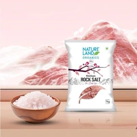 Natureland Organics Himalayan Pink Rock Salt  Organic Rock Salt - 1 kg
