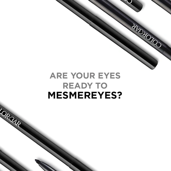 Colorbar Mesmereyes Opaque Pencil Kajal, | Moisturizing | Smudgeproof | Long Lasting - 0.35G, Black