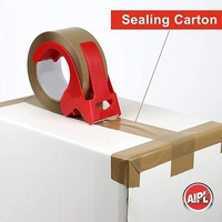 AIPL Heavy Duty Gold Category Brown Packing Tape, Packaging Tape Refill Rolls, 1 Rolls 72MMX100MTR for Sealing, Moving, Shipping, Office&Storage