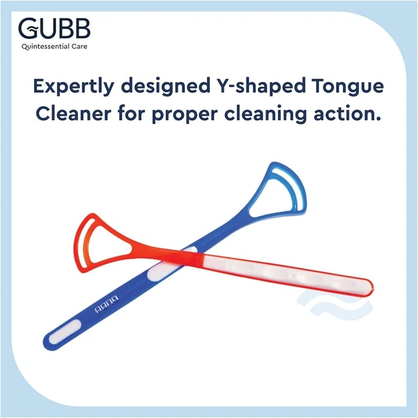 Gubb Tongue Cleaner For Men & Women | Gently cleanses tongue | Made with Premium material | Ideal for men | Great for oral hygiene |Removes impurities |...