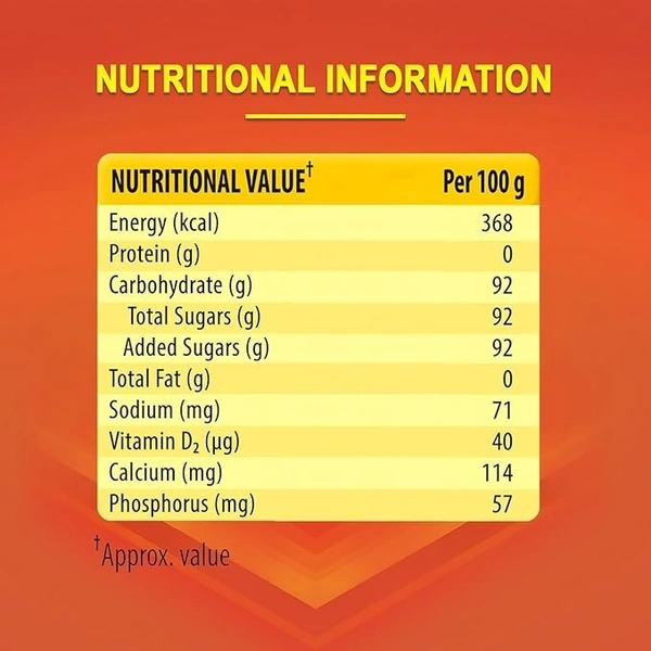 Glucon-D Tangy Orange Glucose Powder | Tasty Orange Flavoured Glucose Drink| Provides Instant Energy| Vitamin C Boosts Immunity, Calcium for Intense Bone - 200g