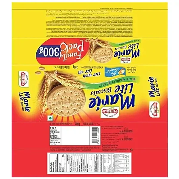Priyagold Biscuits - Marie Lite, 300 g Pouch