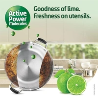 Pril Lime Liquid Dishwash Gel - 425ml | Dish Cleaning Liquid Gel with German Technology - Active Power Molecules Leaves No Residue, Grease Cleaner For All Types of Utensils 8902102163695 - 425 ml, Green