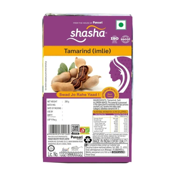Pansari Shasha Tamarid 200g
