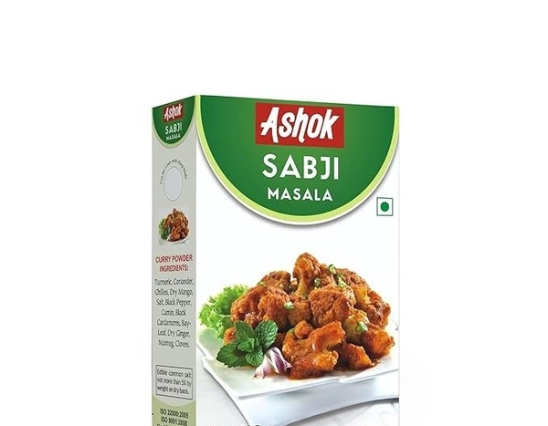 Ashok Sabji Masala | Blended Spice With Natural Ingredient For Delicious Cooking - 50 Gram - 50g