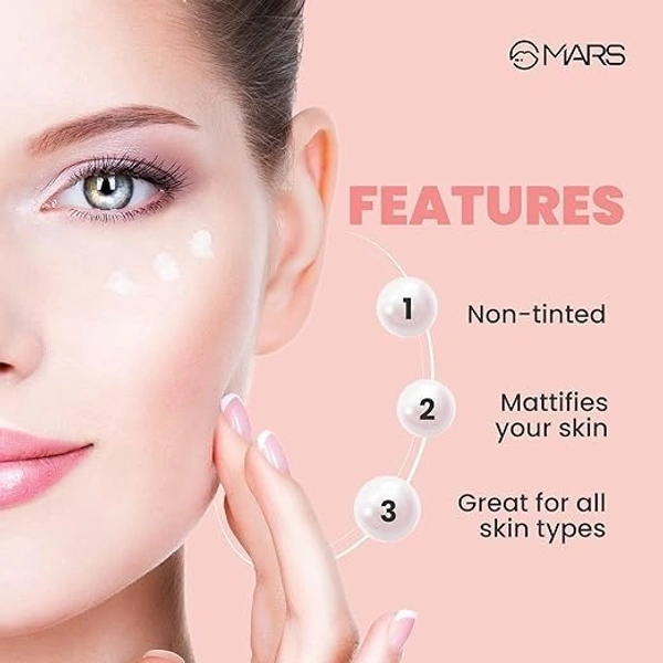 MARS Pore Cure Primer for Face Makeup | Long Lasting & Smooth Base with Oil Control  - 30ML