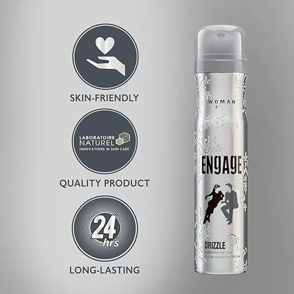 Engage Women Deodorant Blush , 150ml/100g - 150 ML, Drizzle