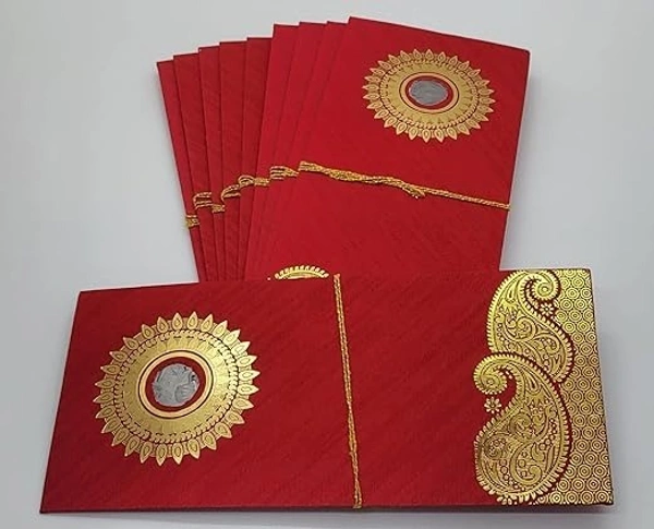  Shagun Envelope Pack of 10 (Red)