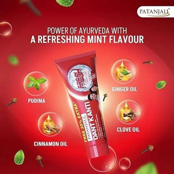 Patanjali Dant Kanti Advance Dental Cream for Sensitivity Relief, Eliminates Bad Breath (45g )