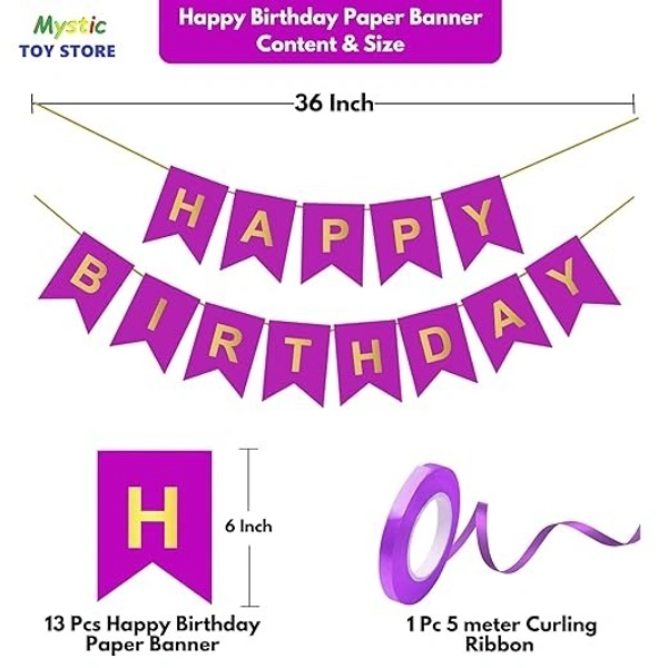 Birthday PapHappy er Banner - Pink