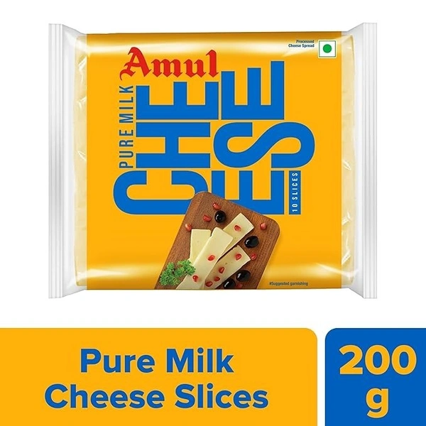Amul Cheese Slices, 200 gm - 200g