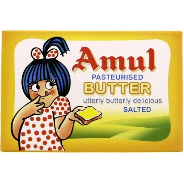 Amul Salted Butter Pasteurised, 100 Grams - 100g