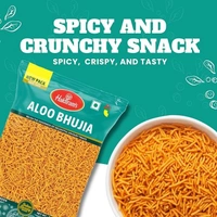 Haldiram's Delhi Snacks - Aloo Bhujia, Crunchy and Tasty Snacks, 1Kg Pouch