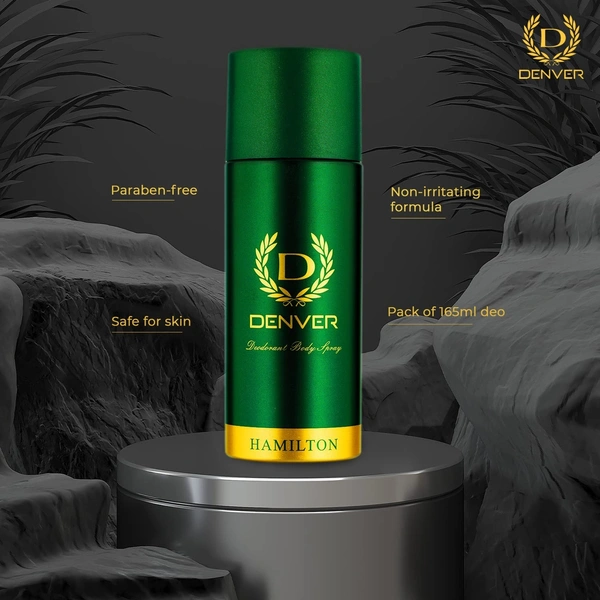 Denver Hamilton Deodorant 150 ML Each,  | Long Lasting Deodorant Body Spray For Men