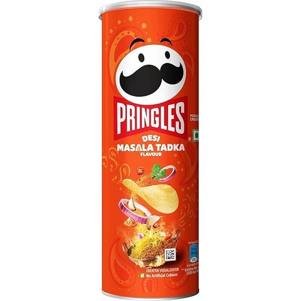Kellogg's Pringles Desi Masala Tadka, 102 g - 102g