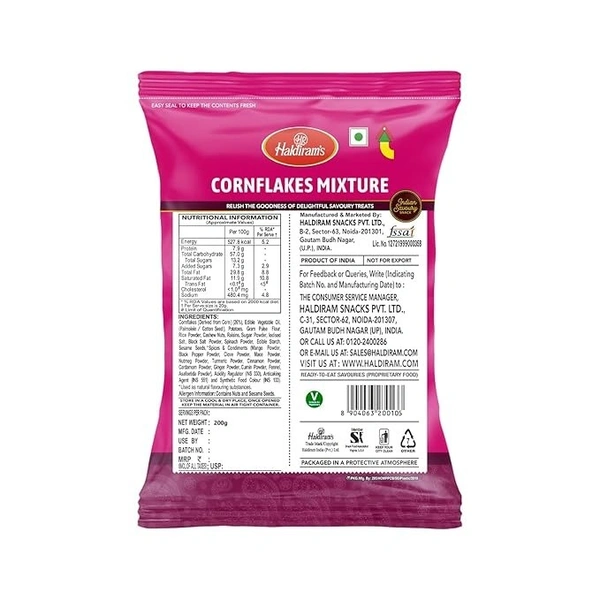 Haldirams Namkeen - Cornflake, Mixture 200g