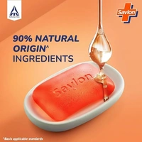 Savlon Moisturizing Glycerin soap bar with germ protection, Pack of 5-120g each - 120*5