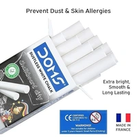 DOMS Non-Toxic Dustless White Chalk 
