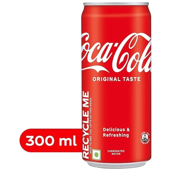 Coca-Cola Original Taste Soft Drink Can, 300 Ml