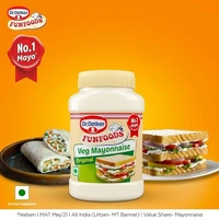 Dr. Oetker FunFoods Veg Mayonnaise Original, 250 grams, Creamy Mayo