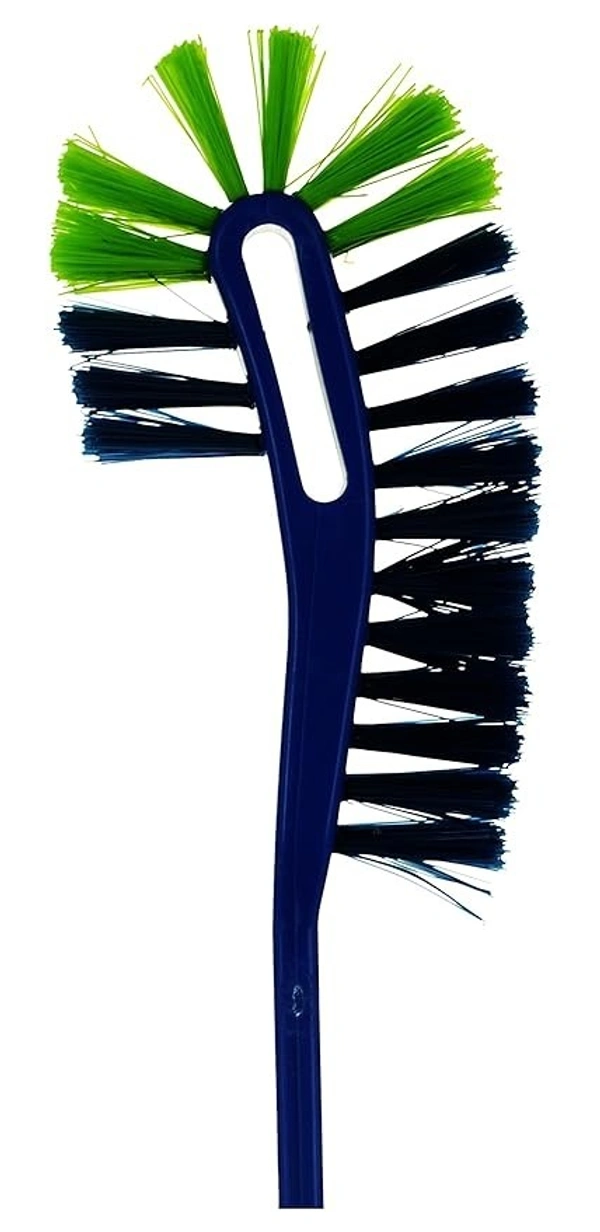 Aristo Plastic Toilet Brushes (9 cm x 9 cm x 49 cm) - 9 cm x 9 cm x 49 cm, Multi-Color