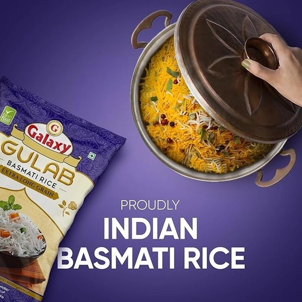 Galaxy Gulab Basmati Rice - 1KG