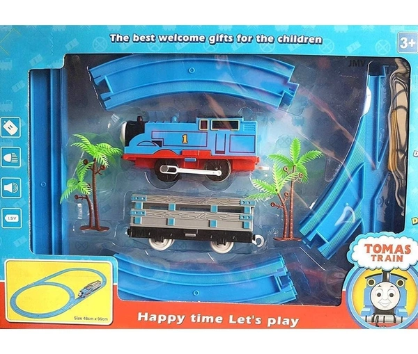 Thomas Battery-Operated Express Toy Train Set for Kids | DIY Railway Tracks | Adventure Train with Lights, Sound, Over-Bridge, Tunnel Cave | Ideal Gift | Fun & Learning. - ‎12 x 10 x 12 cm, Multi-color