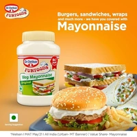 Dr. Oetker FunFoods Veg Mayonnaise Original, 250 grams, Creamy Mayo