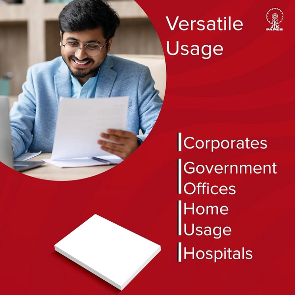 JK Copier Paper - A4, 75 GSM, 1 Ream, 500 Sheets