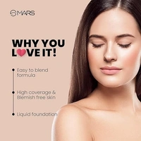Mars Hd 2 in1 Super Stay Liquid Matte Foundation For All Skin Type Light Weight Waterproof F07 60Ml  - 60ML