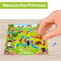 Ratna's Lovely-9 Multi Board Game Set, 9-in-1 Family Games Collection Including Brainvita, Snakes Ladders, Ludo, Cricket, Car Rally, Football, Tic Tac Toe & More, 1-4 Players - ‎20 x 20 x 0.1 cm, Multi-color