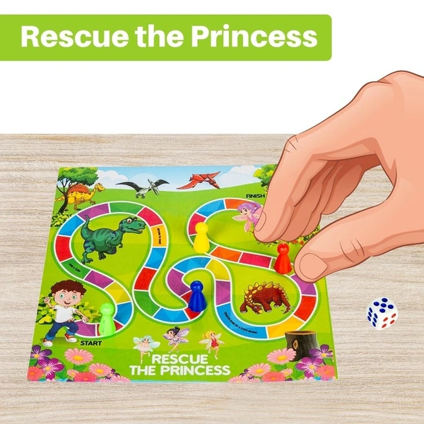 Ratna's Lovely-9 Multi Board Game Set, 9-in-1 Family Games Collection Including Brainvita, Snakes Ladders, Ludo, Cricket, Car Rally, Football, Tic Tac Toe & More, 1-4 Players - ‎20 x 20 x 0.1 cm, Multi-color