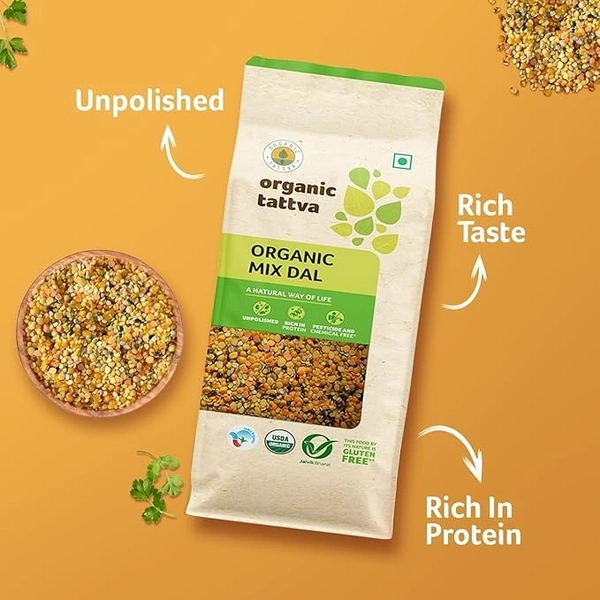 Organic Tattva Mix Dal, 500g