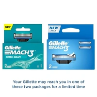 Gillette Mach 3 Manual Shaving Razor Blades - 2s Pack (Cartridge)